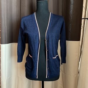 Caslon quarter sleeves cardigan NWT